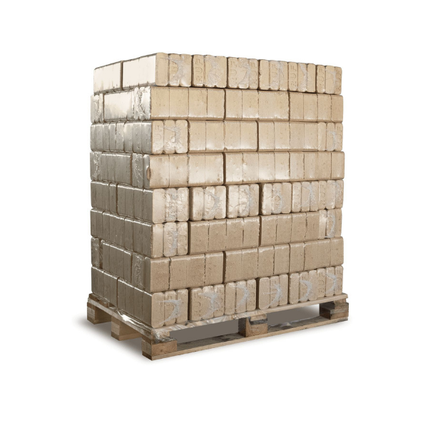 Heizfuxx RUF Original Blue Holzbriketts – Hochverdichtete Hartholz-Briketts in RUF-Form für Kamin & Ofen